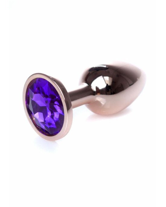 Анальна пробка - Jewellery Red Gold Plug Purple