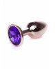 Анальна пробка - Jewellery Red Gold Plug Purple