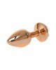 Анальна пробка - Jewellery Red Gold Plug Rose Peach Анальна пробка - Jewellery Red Gold Plug Rose Peach