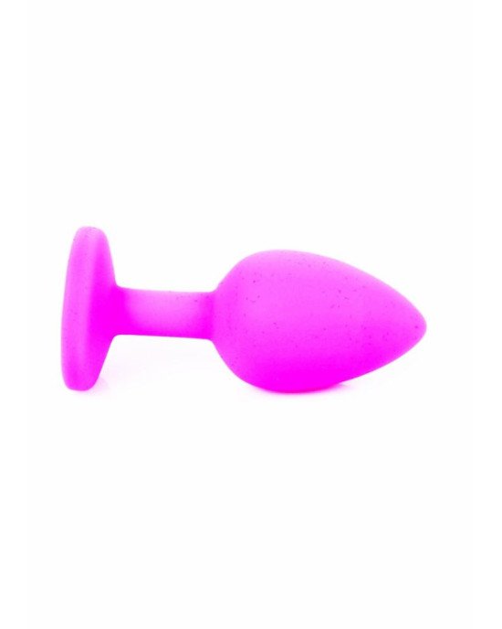 Анальна пробка - Jewellery Pink Silicon Plug Small Light Blue