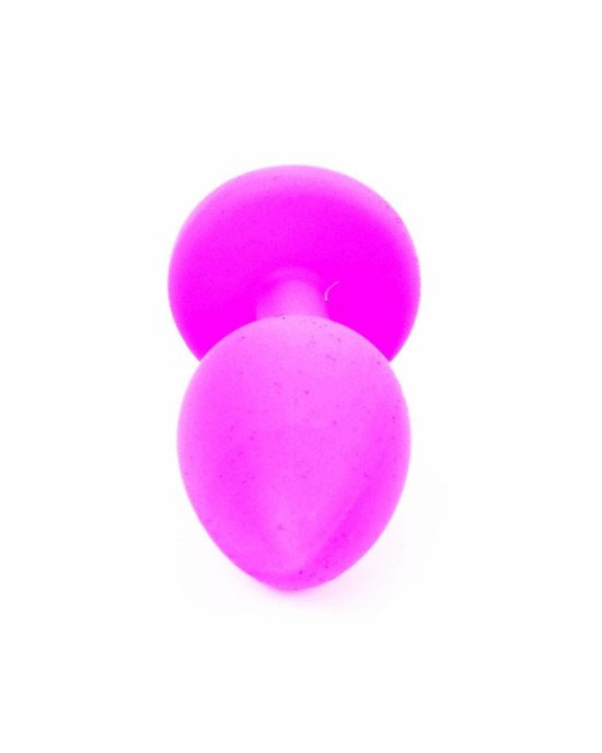 Анальна пробка - Jewellery Pink Silicon Plug Small Light Blue