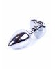 Анальна пробка - Jewellery Silver Heart PLUG- Dark Blue Анальна пробка - Jewellery Silver Heart PLUG- Dark Blue
