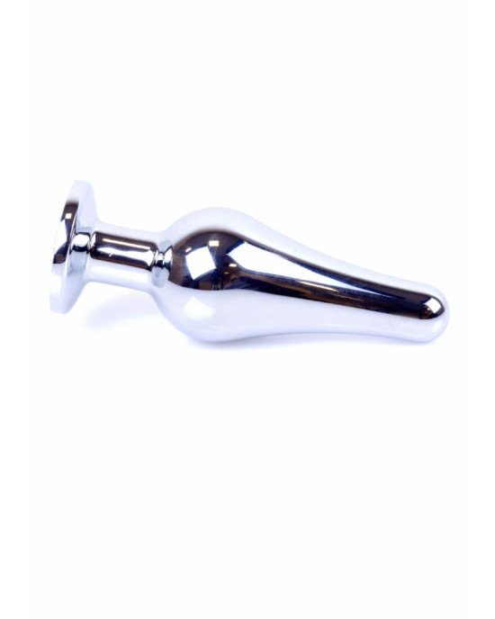 Анальна пробка - Jewellery Silver Long Plug Purple Анальна пробка - Jewellery Silver Long Plug Purple