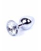 Анальна пробка - Jewellery Silver Plug Clear Анальна пробка - Jewellery Silver Plug Clear
