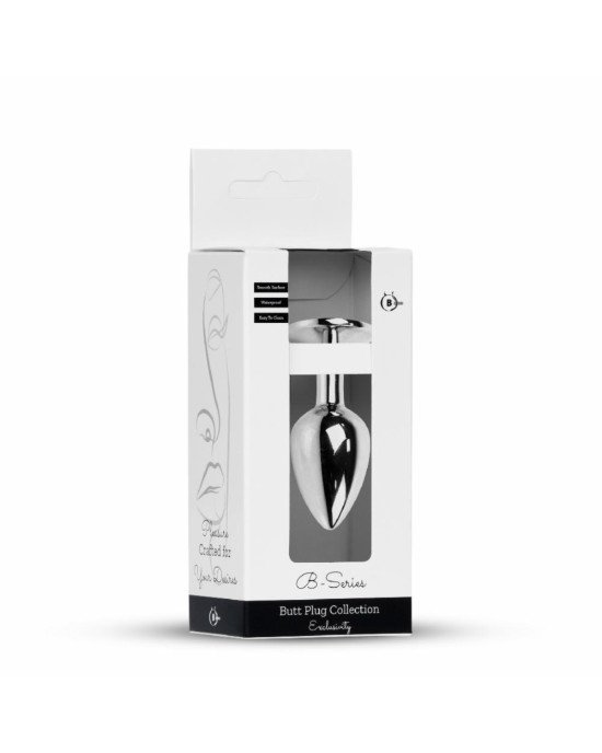 Анальна пробка - Jewellery Silver Plug Clear Анальна пробка - Jewellery Silver Plug Clear