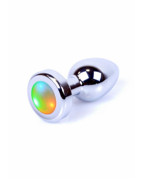 Анальна пробка - Jewellery Silver Plug Disco Flashlight Анальна пробка - Jewellery Silver Plug Disco Flashlight