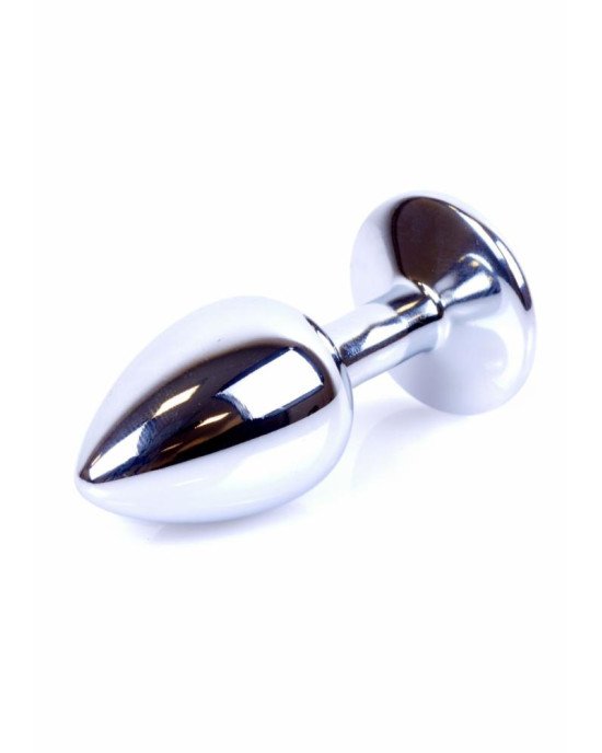 Анальна пробка - Jewellery Silver Plug Light Pink Анальна пробка - Jewellery Silver Plug Light Pink