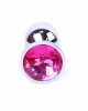 Анальна пробка - Jewellery Silver Plug Pink