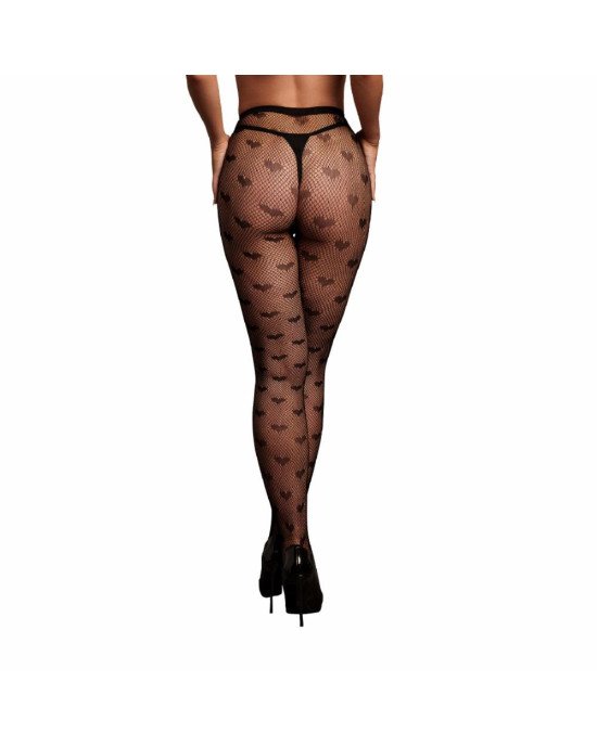 Колготки - Le Desir Heart Patterned Tights Black XS/XL Колготки - Le Desir Heart Patterned Tights Black XS/XL