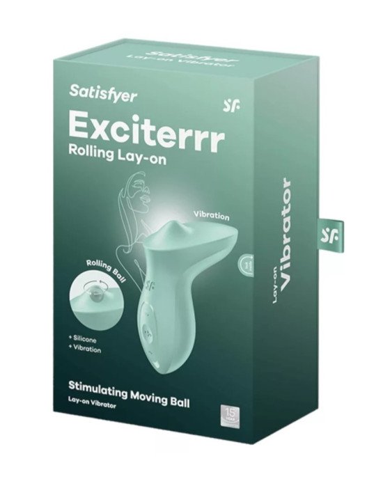 Кліторальний стимулятор - Satisfyer Exciterrr Mint Кліторальний стимулятор - Satisfyer Exciterrr Mint