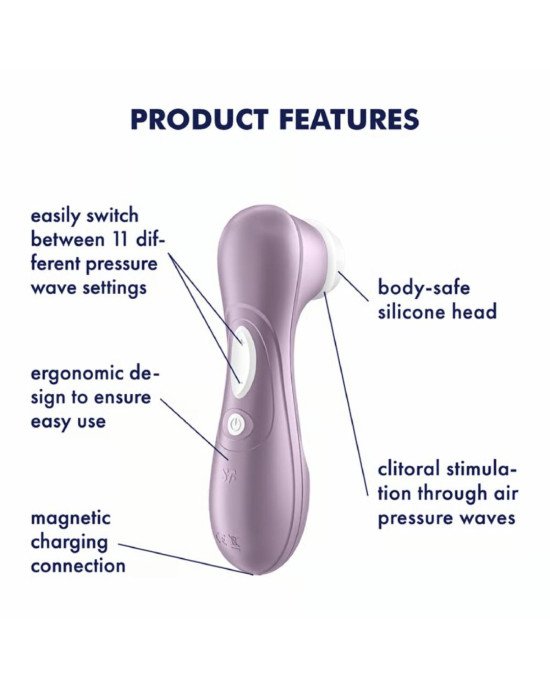 Вакуумний кліторальний стимулятор - Satisfyer Pro 2 Violet Вакуумний кліторальний стимулятор - Satisfyer Pro 2 Violet