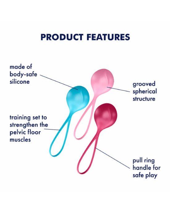 Вагінальні кульки - Satisfyer Balls C03 Single Вагінальні кульки - Satisfyer Balls C03 Single