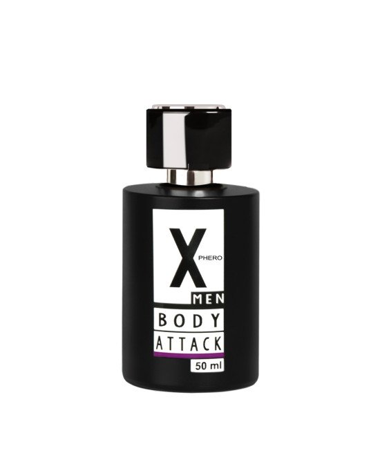 Чоловічі парфуми з феромонами - Aurora X Phero Men Body Attack Violet, 50 мл Чоловічі парфуми з феромонами - Aurora X Phero Men Body Attack Violet, 50 мл