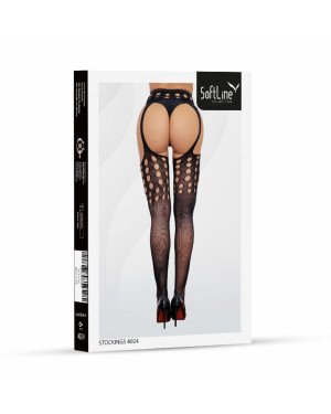 Панчохи - Stockings 4024, black - One Size