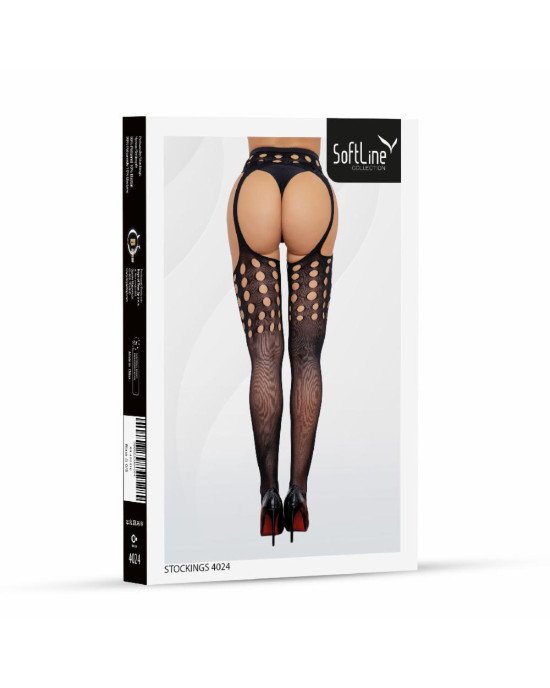 Панчохи - Stockings 4024, black - One Size Панчохи - Stockings 4024, black - One Size