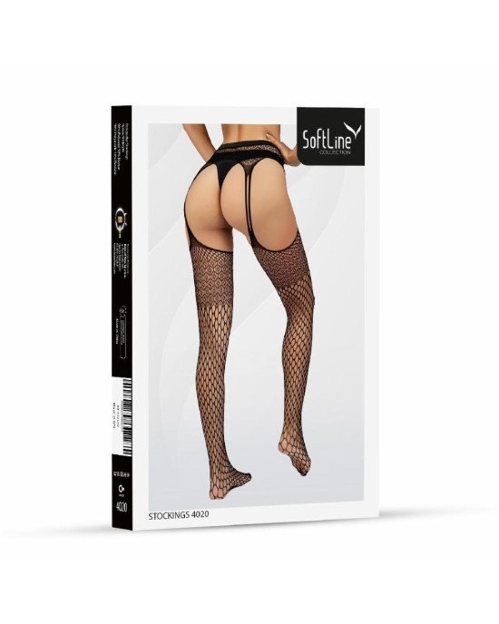 Панчохи - Stockings 4020, black - One Size Панчохи - Stockings 4020, black - One Size