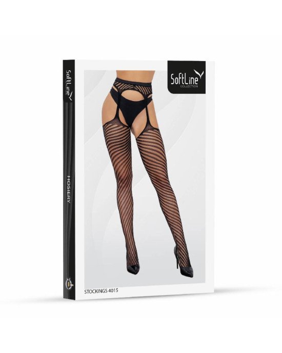 Панчохи - Stockings 4015, black - One Size Панчохи - Stockings 4015, black - One Size