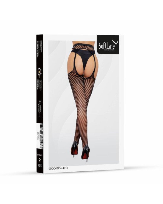 Панчохи - Stockings 4015, black - One Size Панчохи - Stockings 4015, black - One Size
