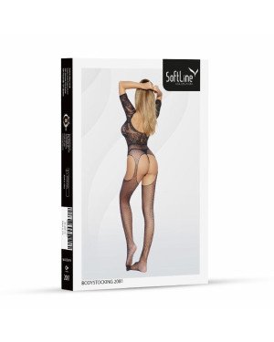 Бодістокінг - Bodystocking 2081, black - One Size Бодістокінг - Bodystocking 2081, black - One Size