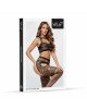Бодістокінг - Bodystocking 2080, black - One Size