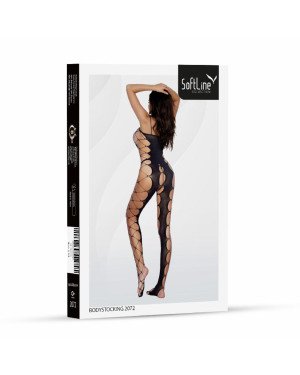 Бодістокінг - Bodystocking 2072, black - One Size Бодістокінг - Bodystocking 2072, black - One Size