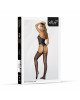 Бодістокінг - Bodystocking 2066, black - One Size