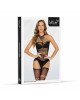 Бодістокінг - Bodystocking 2062, black - One Size