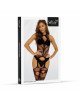 Бодістокінг - Bodystocking 2035, black - One Size