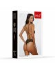 Комплект білизни - Set top and panties 11044, black 2XL
