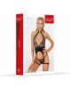 Комплект білизни - Set top and thong 11025, black 2XL Комплект білизни - Set top and thong 11025, black 2XL