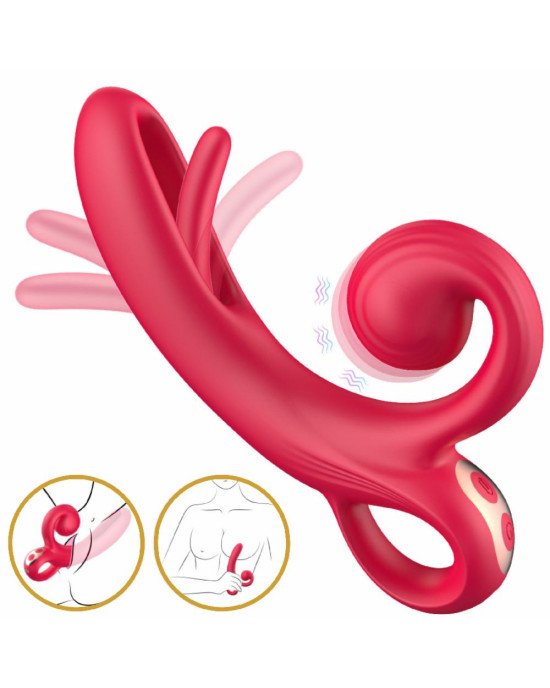 Вібратор - Erospace Sweet Play Tongue Flipping Vibrator A4 Вібратор - Erospace Sweet Play Tongue Flipping Vibrator A4