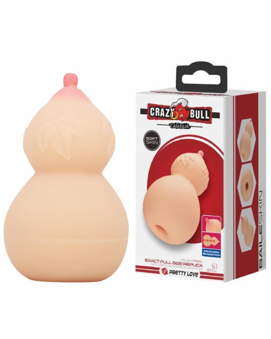 Мастурбатор - Crazy Bull Calabash Masturbator Flesh Мастурбатор - Crazy Bull Calabash Masturbator Flesh