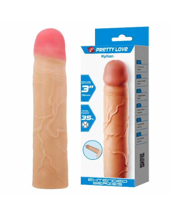 Насадка на член - Pretty Love Kylian Penis Extender +3 Насадка на член - Pretty Love Kylian Penis Extender +3