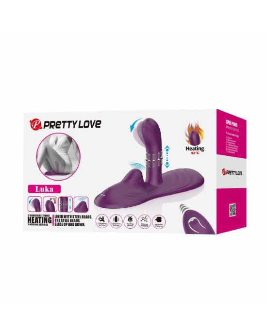 Вібромасажер - Pretty Love Luka Heating Sit-Down Pad Vibrator Вібромасажер - Pretty Love Luka Heating Sit-Down Pad Vibrator