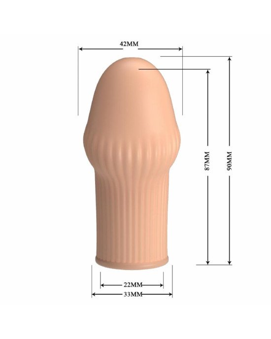 Насадка на член - Pretty Love Huel Penis Thicker Flesh Насадка на член - Pretty Love Huel Penis Thicker Flesh