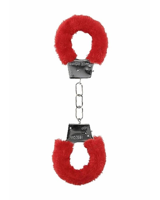 Наручники - Ouch! Beginner's Handcuffs Furry Red