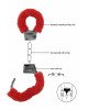 Наручники - Ouch! Beginner's Handcuffs Furry Red
