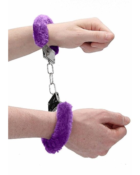 Наручники - Ouch! Beginner's Handcuffs Furry Purple Наручники - Ouch! Beginner's Handcuffs Furry Purple