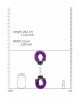 Наручники - Ouch! Beginner's Handcuffs Furry Purple Наручники - Ouch! Beginner's Handcuffs Furry Purple