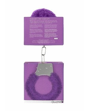 Наручники - Ouch! Beginner's Handcuffs Furry Purple