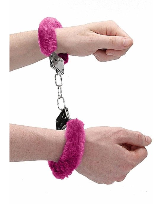 Наручники - Ouch! Beginner's Handcuffs Furry Pink Наручники - Ouch! Beginner's Handcuffs Furry Pink