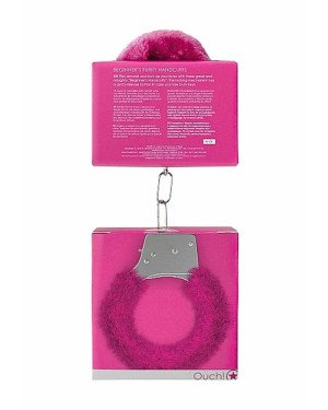 Наручники - Ouch! Beginner's Handcuffs Furry Pink Наручники - Ouch! Beginner's Handcuffs Furry Pink