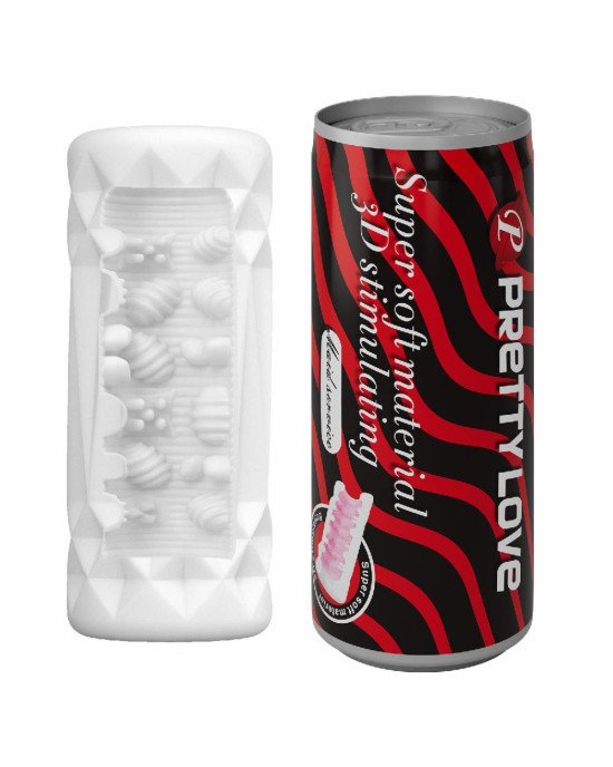 Мастурбатор - Pretty Love Pop-Top Can Masturbator Red Мастурбатор - Pretty Love Pop-Top Can Masturbator Red