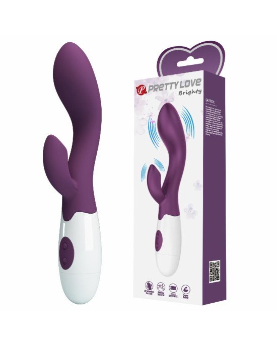 Вібратор - Pretty Love Brighty Vibrator Dark Purple Вібратор - Pretty Love Brighty Vibrator Dark Purple