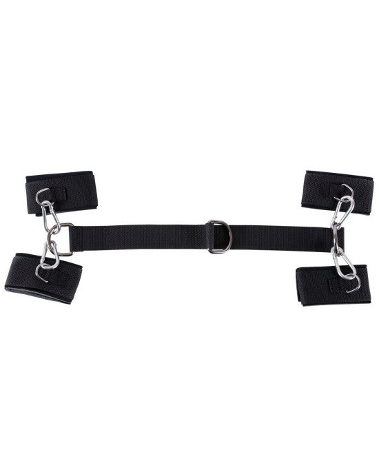 Бондаж / фіксатори - Bad Kitty Handcuffs / Ankle Cuffs Set Бондаж / фіксатори - Bad Kitty Handcuffs / Ankle Cuffs Set