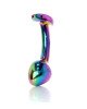 Анальна пробка - Jewellery Multicolour Curved Plug L Анальна пробка - Jewellery Multicolour Curved Plug L