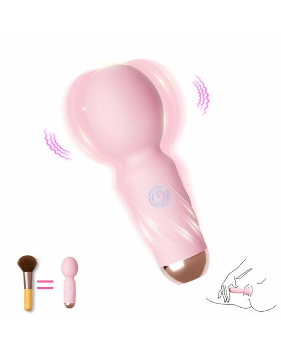 Міні вібромасажер - Cute Mini Wand Pink