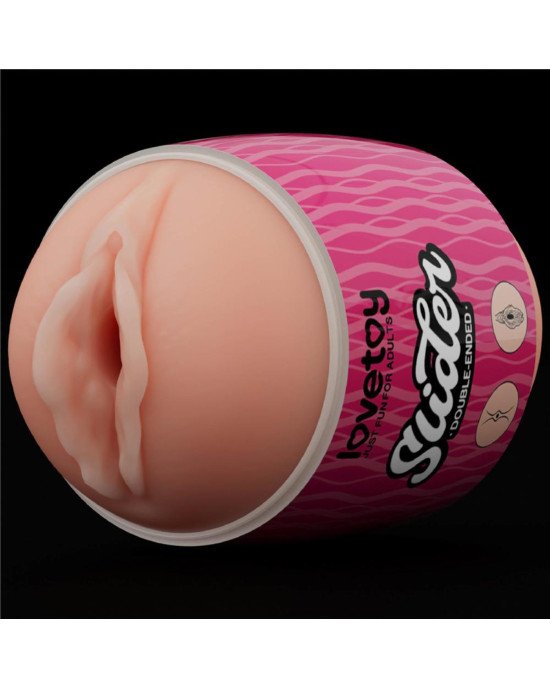 Мастурбатор - Slider Double-Ended Masturbator Ass and Vagina Flesh