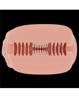 Мастурбатор - Slider Double-Ended Masturbator Ass and Vagina Flesh (пошкоджена захисна плівка)