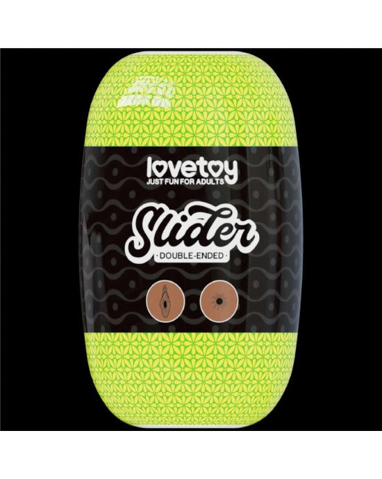 Мастурбатор - Slider Double-Ended Masturbator Vagina and Anus Brown Мастурбатор - Slider Double-Ended Masturbator Vagina and Anus Brown